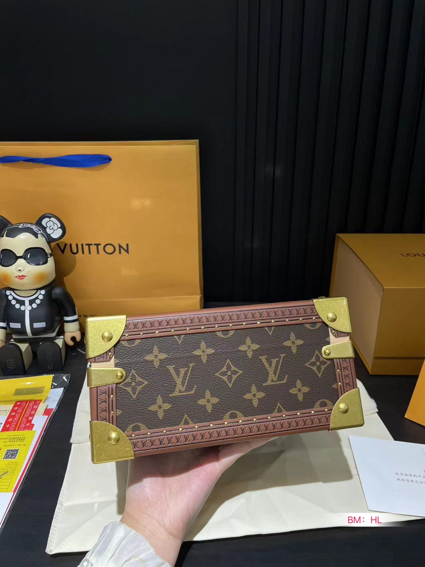 LV M13513 Jewelry Box black 9.4 x 4.9 x 9.4 inches