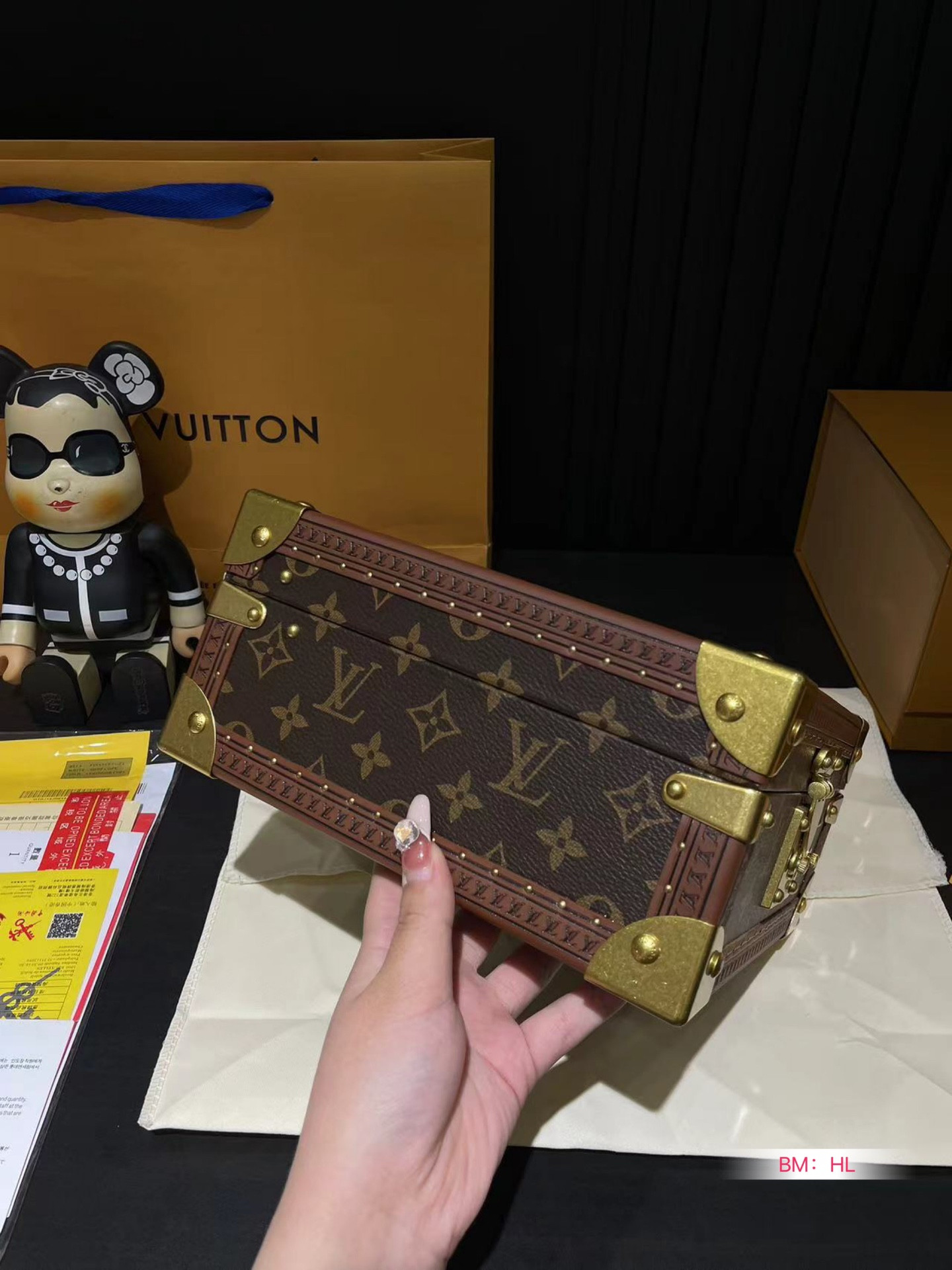 LV M13513 Jewelry Box black 9.4 x 4.9 x 9.4 inches