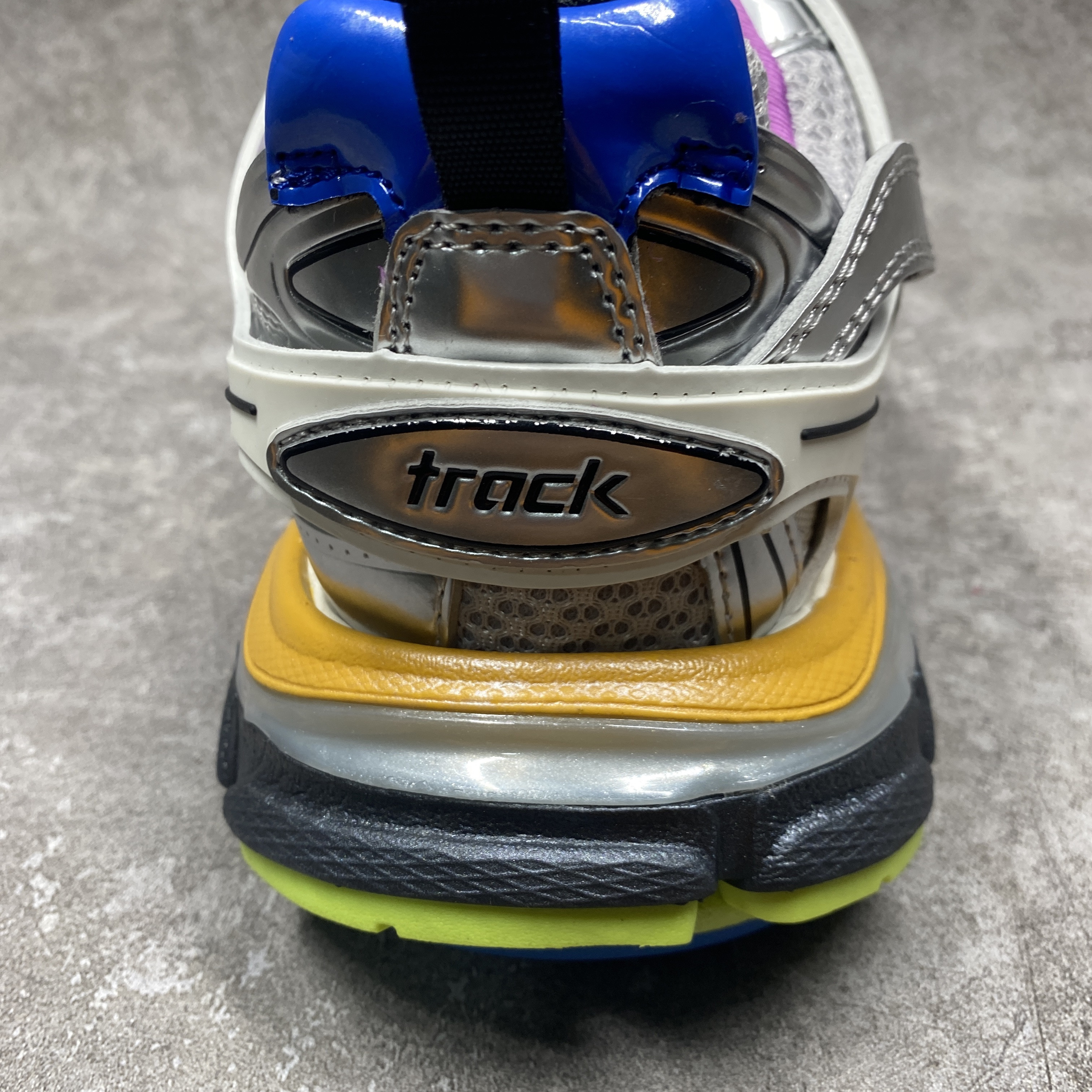 Balenciga Track Sneaker in Silver