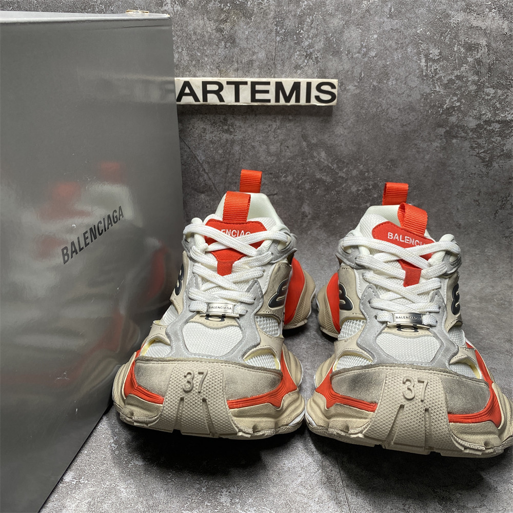 Balenciga Cargo Sneaker Grey orange