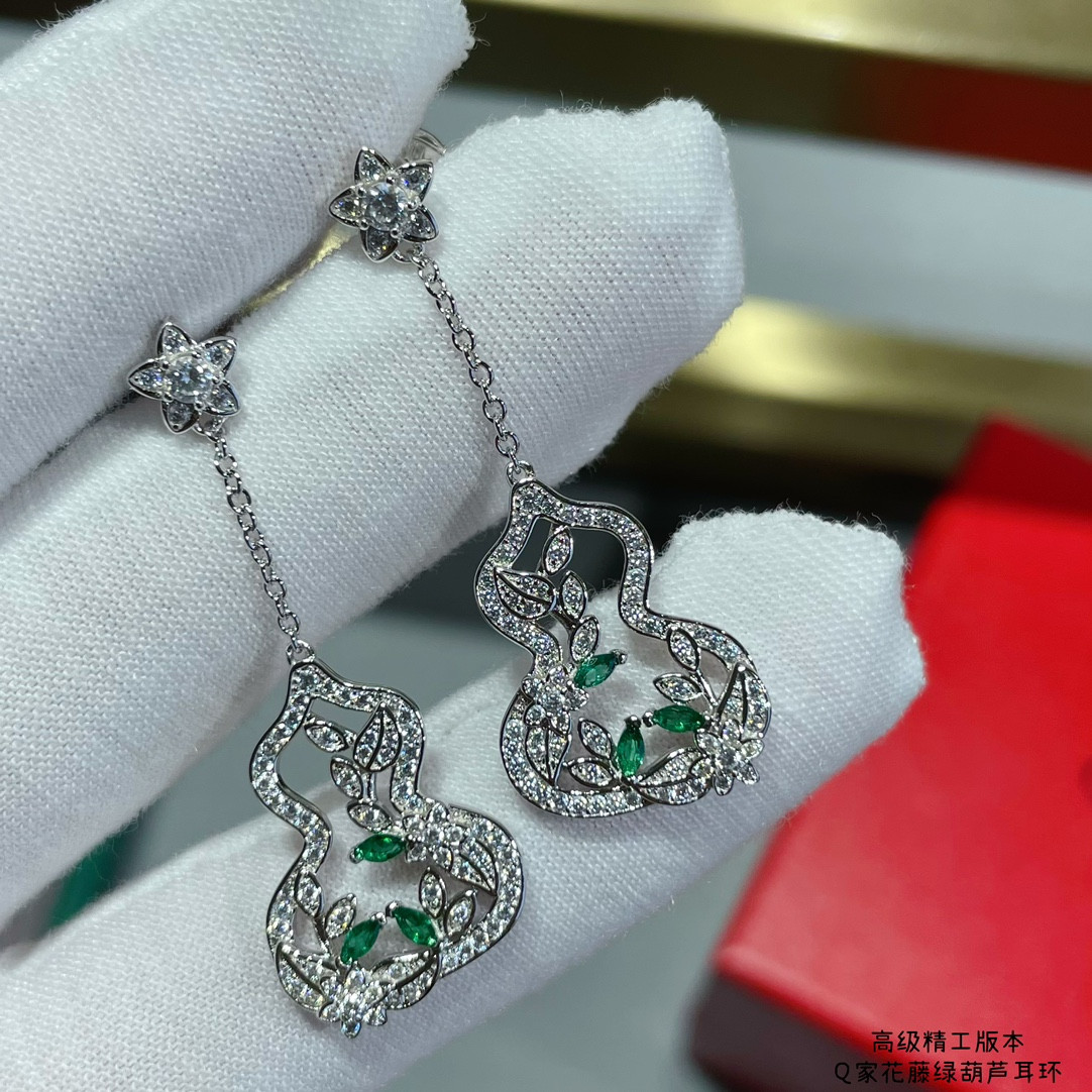 Qeelin Vine Gourd Earrings