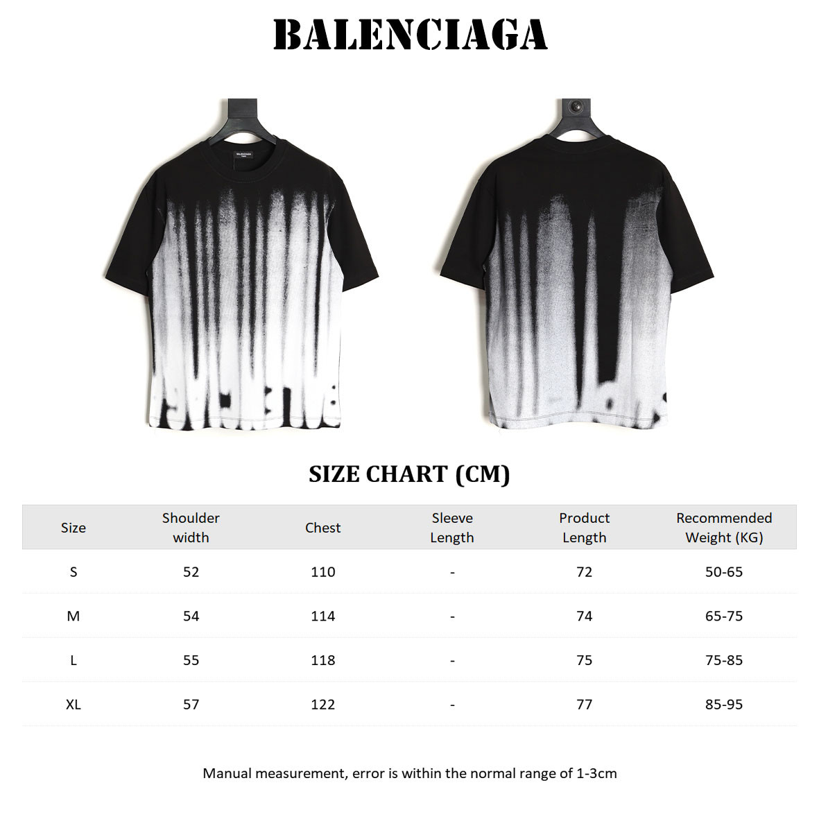 Balenciga 24ss Short-sleeved T-shirt