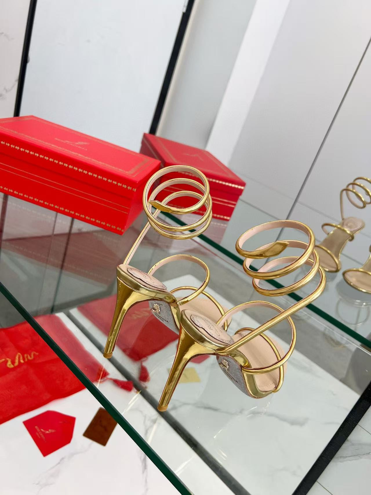 UA RENÉ CAOVILLA Cleo Pumps Sandals 95mm