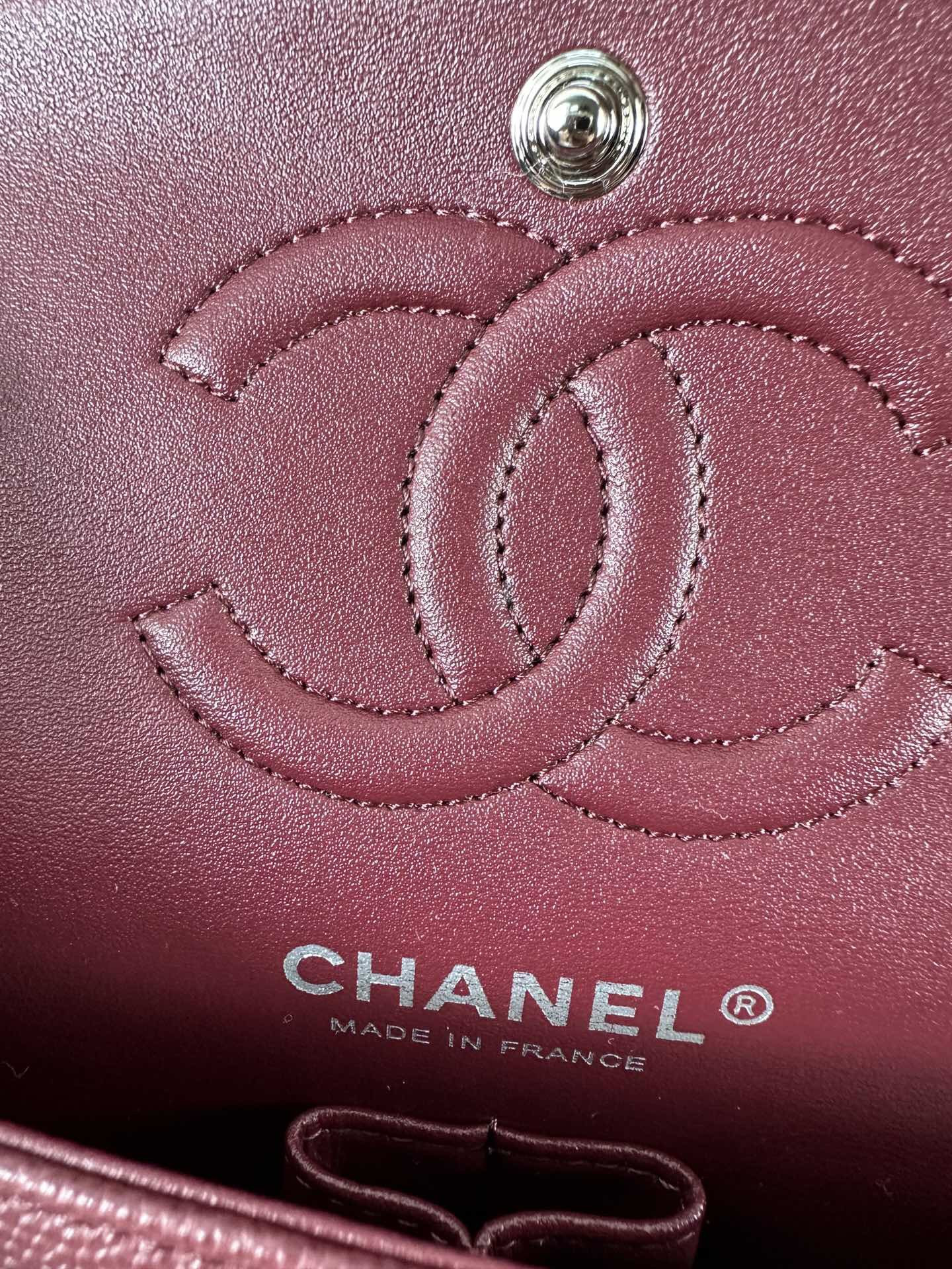 Ch*el classic 11.12 handbag 14.5×23×6cm