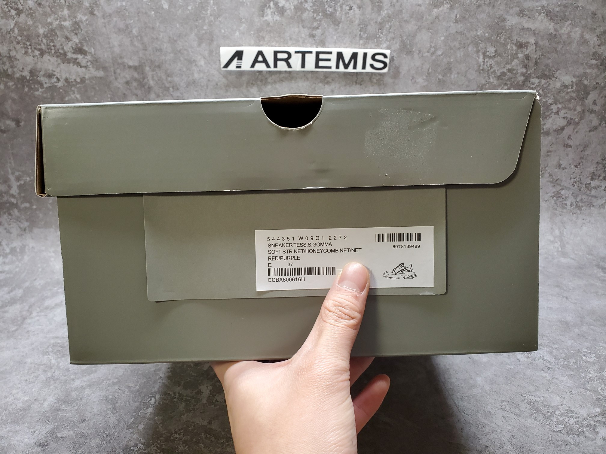 Balenciga Triple S Purple Red