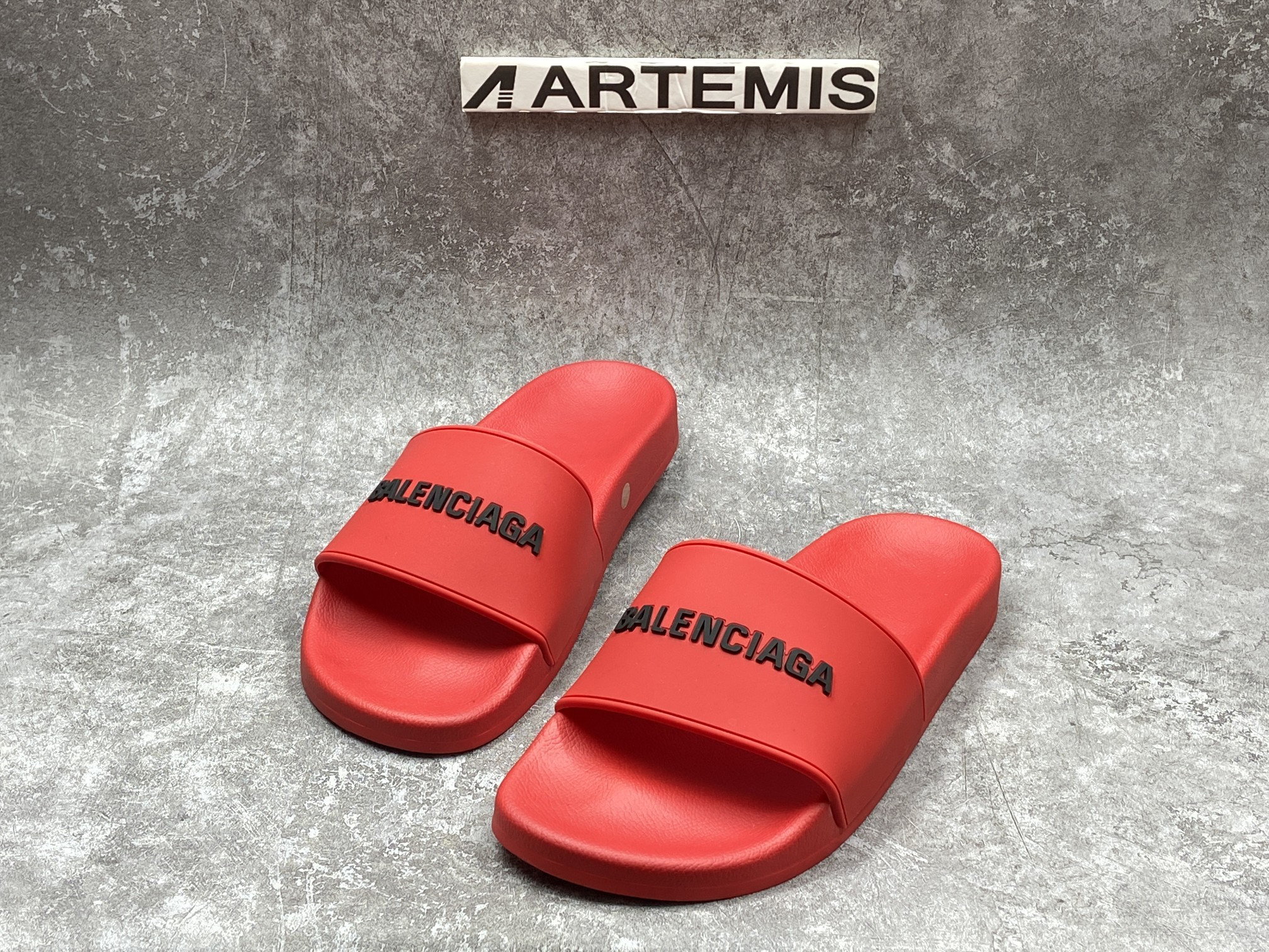 Balenciga Pool Slide Red