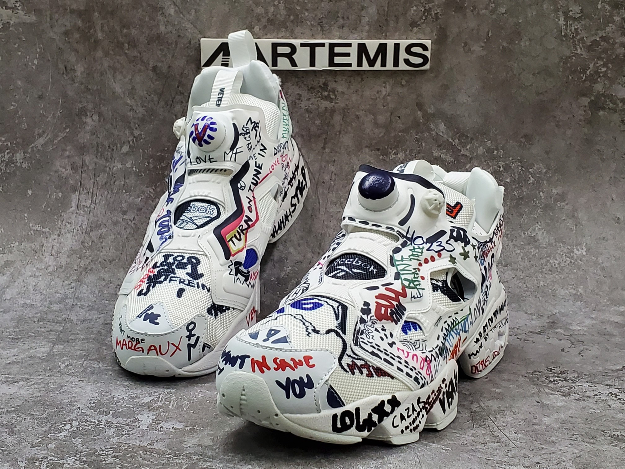 Reebok Instapump Fury Vetements Doodle