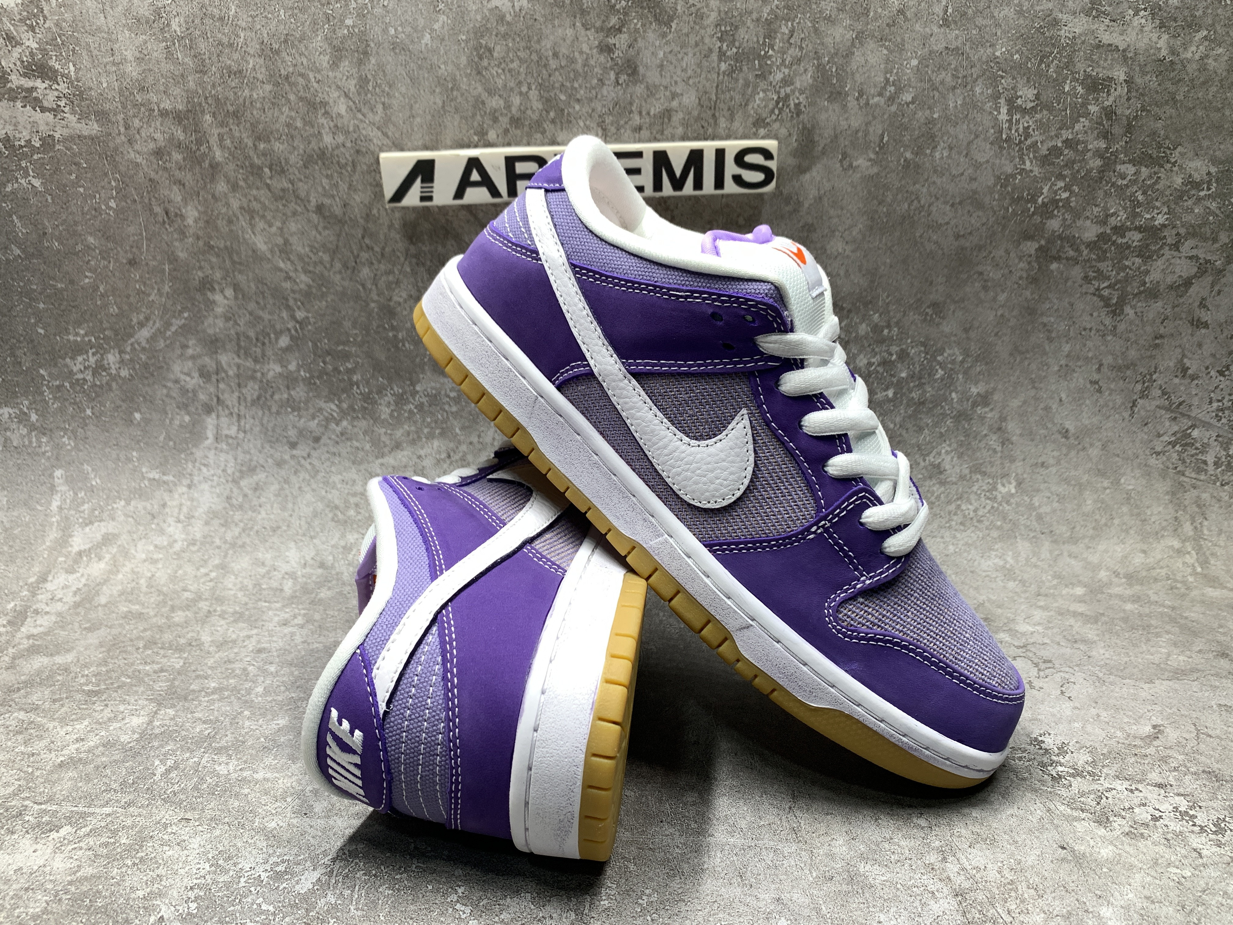 Nike SB Dunk Low Pro ISO Orange Label Unbleached Pack Lilac