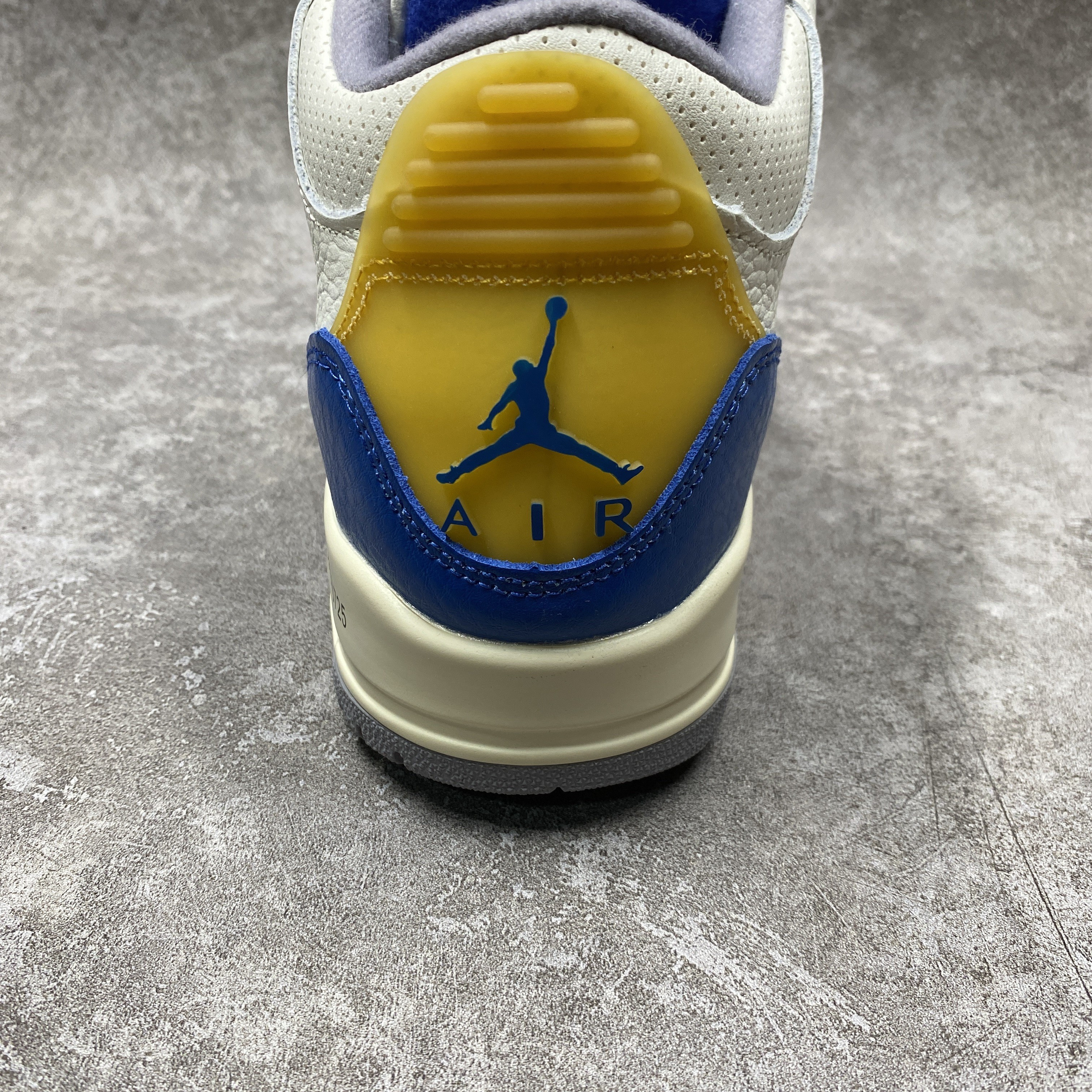 Air Jordan 3 Retro UNC White Black Blue Yellow