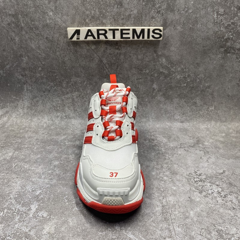 Balenciga x adida Triple S White Red
