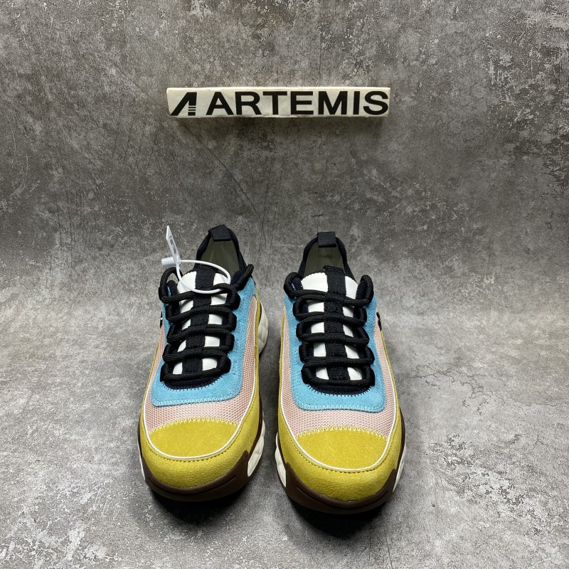 Channel Casual Style Street Style Plain Low-Top Sneakers