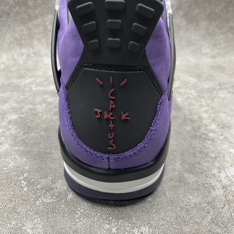 Air Jordan 4 Retro Travis Scott Purple(Friends and Family)