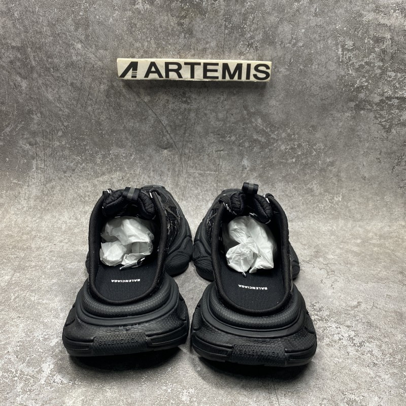 Balenciga 3XL Mule Sneakers in Black