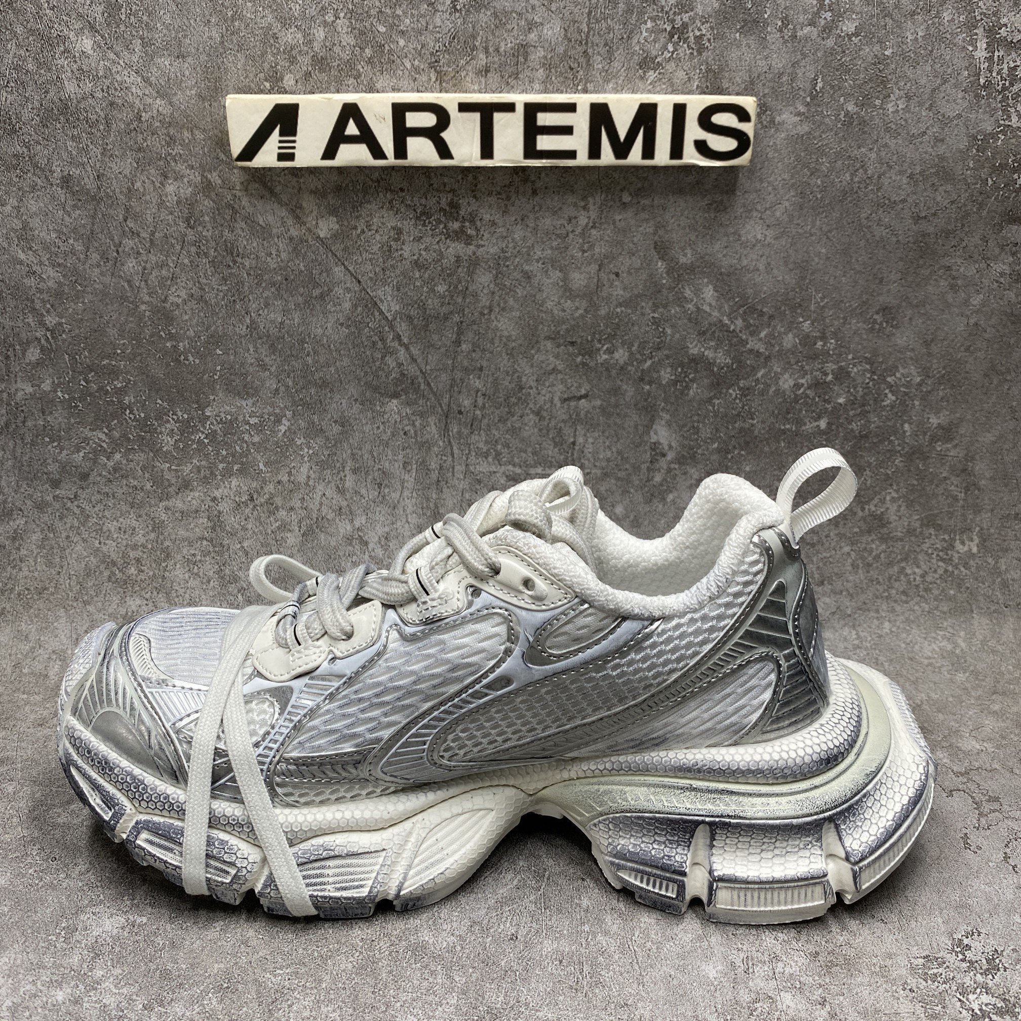 Balenciga 3XL Sneakers White Silver