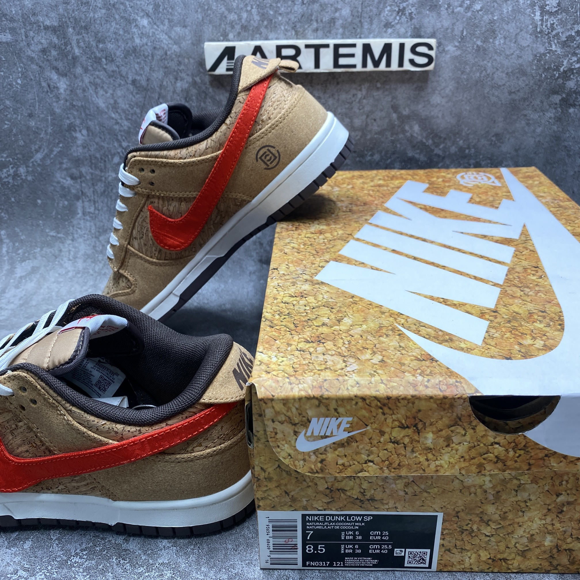 CLOT x Nike Dunk Low SP Cork