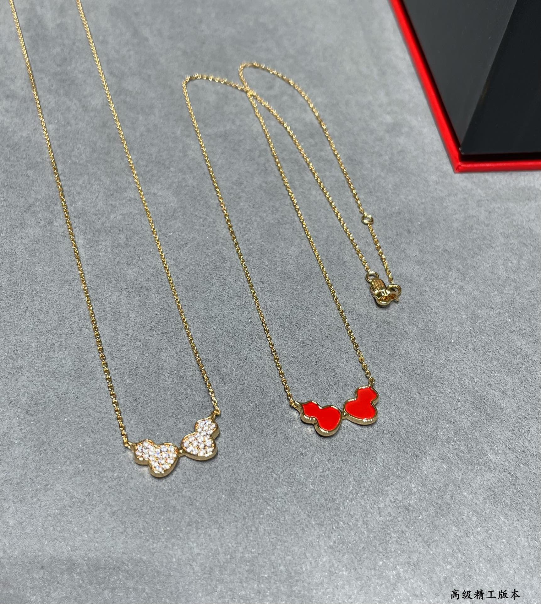 Qeelin Wulu Double Gourd Necklace