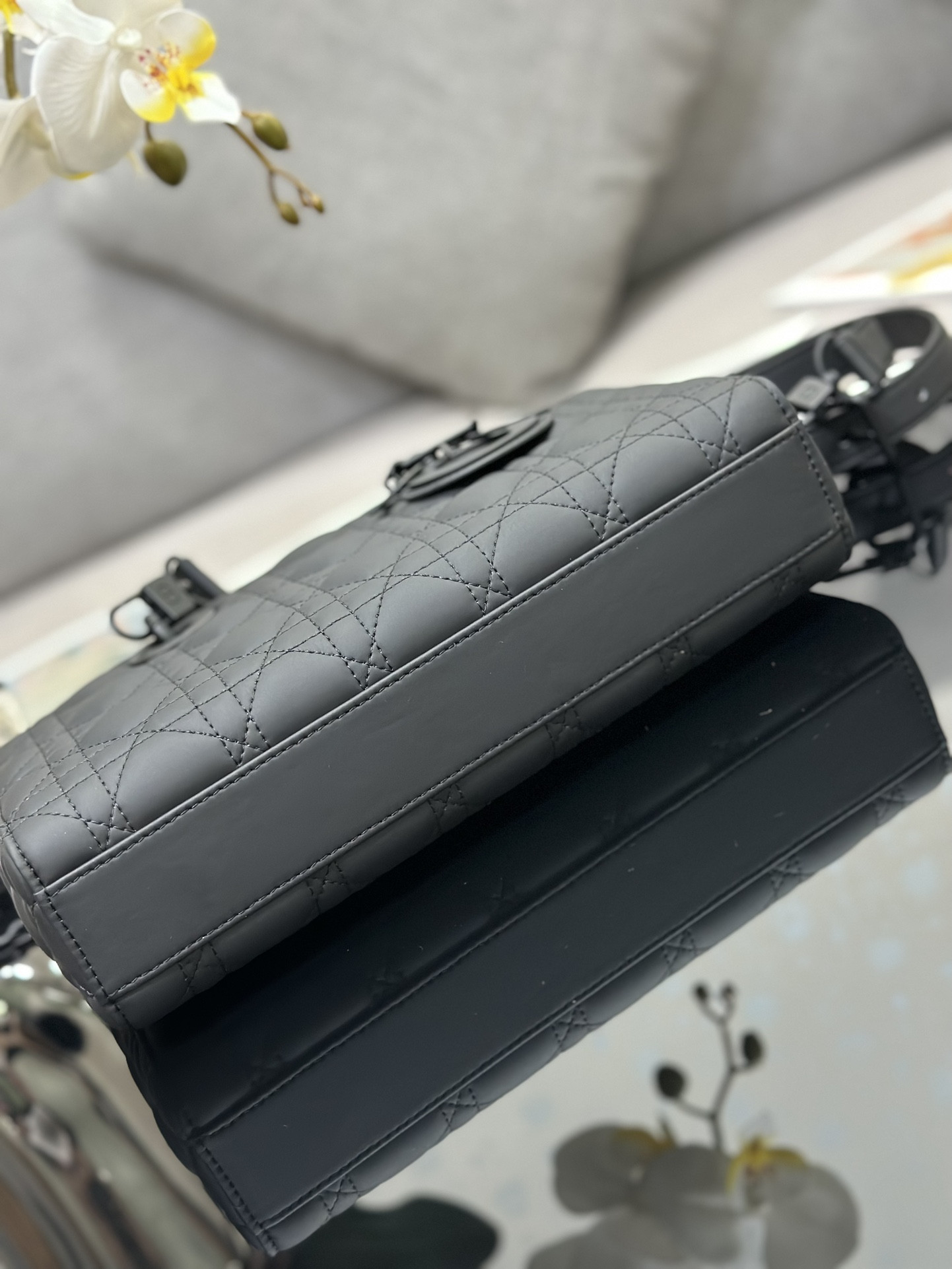 D*or lady d-joy bag medium gray 26 x 13.5 x 5 cm