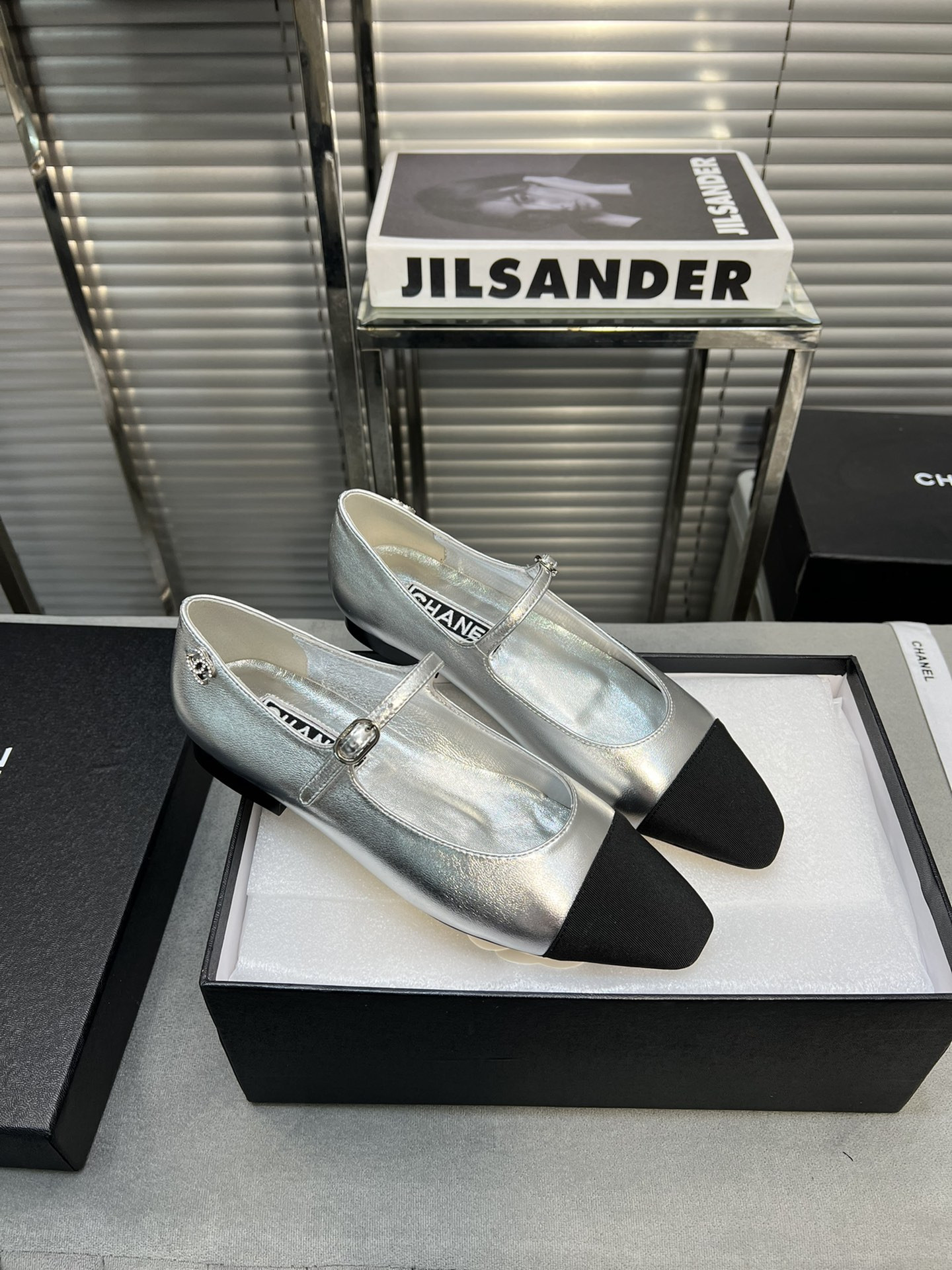 ua Ch*el mary janes lambskin