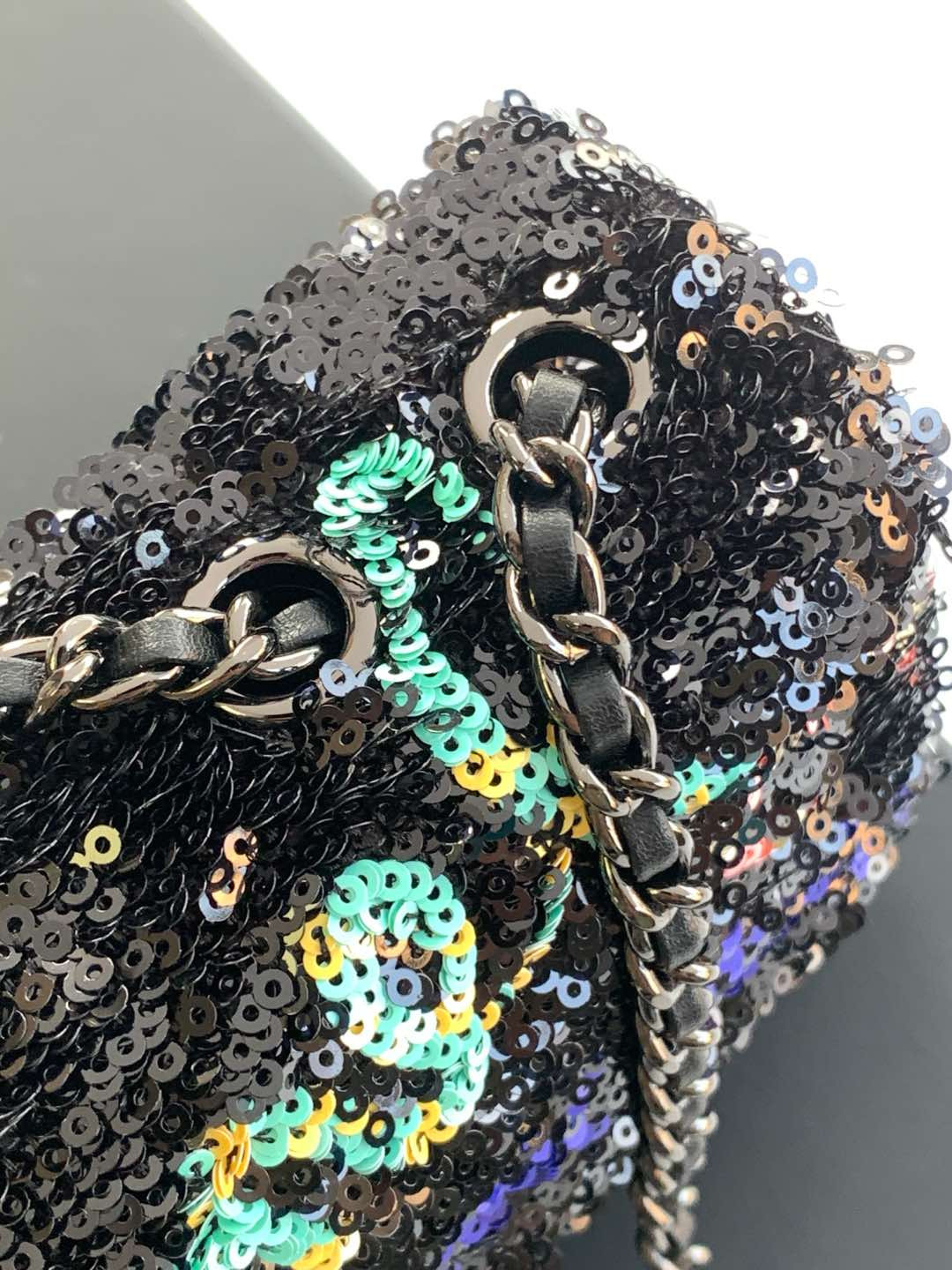 Ch*el flap bag 14x21x8cm