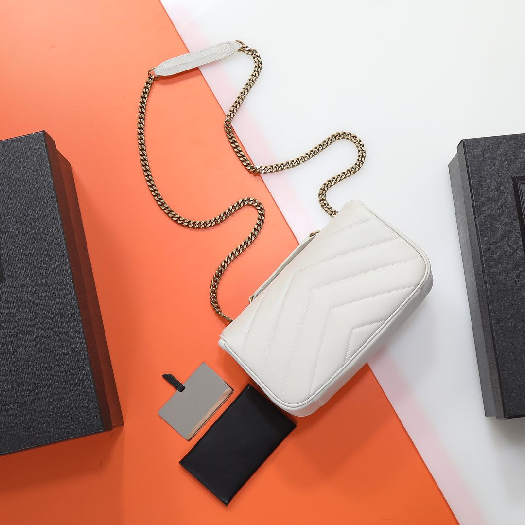 Y*L loulou small in matelassÉ lambskin 24x14x6cm