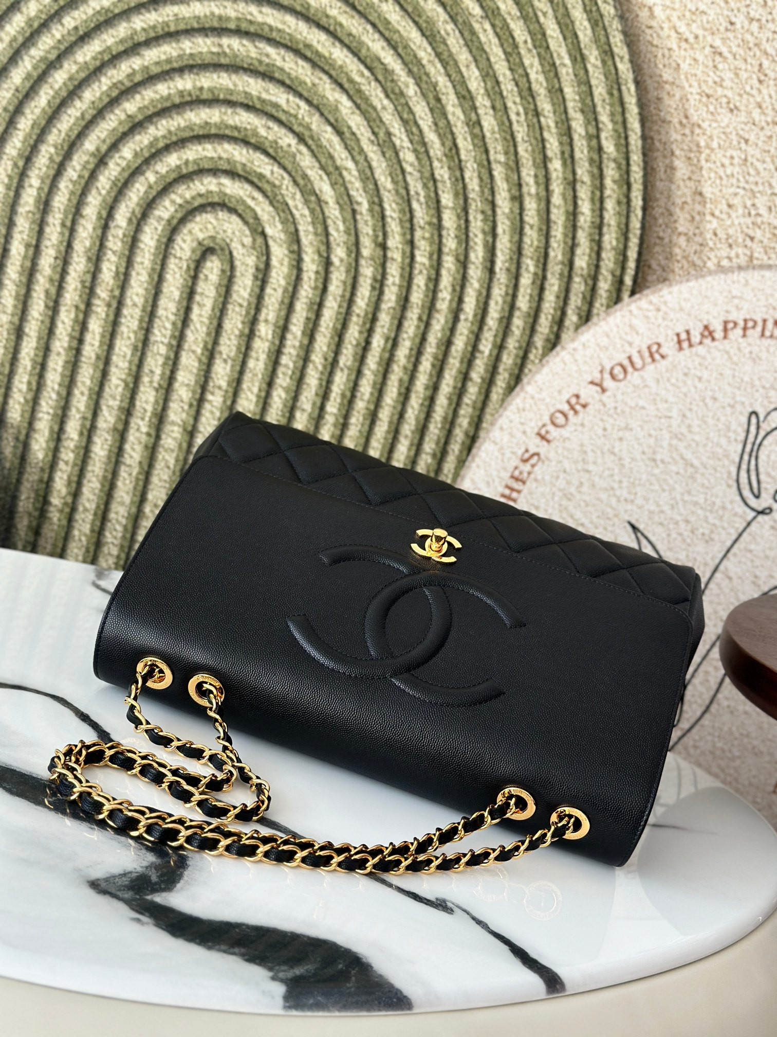 Ch*el shoulder chain bag 33x11x23cm