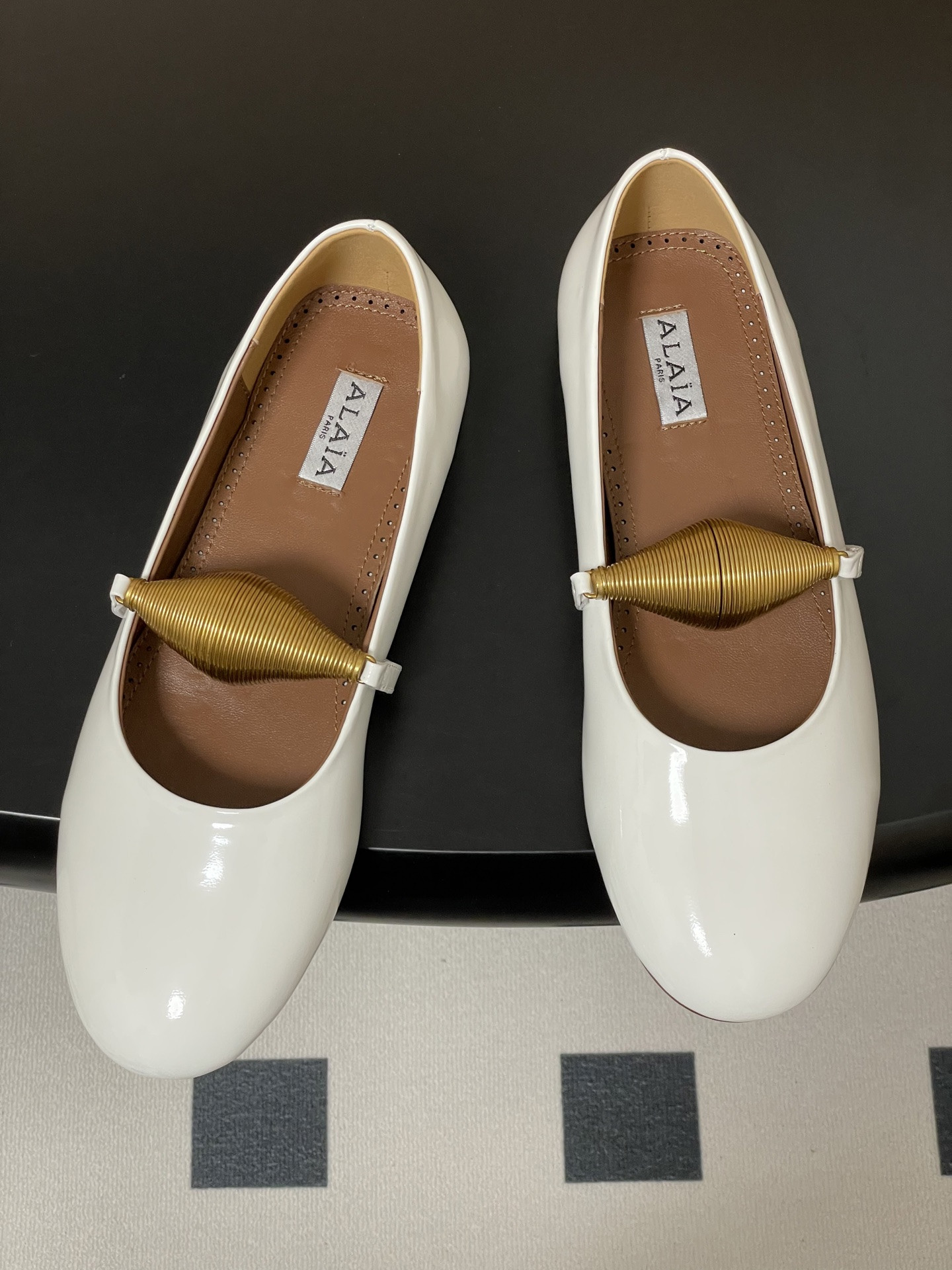UA Alaïa Jewel Ballet Flats(Customized Size 7-10 days production time)